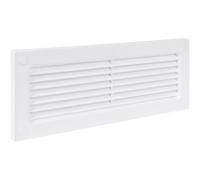 Vent Systems Griglia rettangolare 204 x 60 mm - ingresso tubo dritto o flessibile e sfiato di scarico - Sistema di riscaldamento HVAC - ventilazione del canale di raffreddamento con griglia di