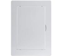 Vent Systems Pannello di Accesso in ABS Bianco, 100 x 150 mm (Dimensioni interne), per Cartongesso, Pareti e Soffitti. Copertura per Fori Elettrici e Idraulici