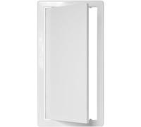 Vent Systems Pannello di Accesso in ABS Bianco, 20 x 40 cm, per Cartongesso, Pareti e Soffitti. Copertura per Fori Elettrici e Idraulici, Dimensioni Esterne 21,8 x 41,8 cm