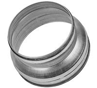 Vent Systems Riduttore per condotti in acciaio zincato da 25,4 cm a 8" pollici con guarnizione in gomma - adattatore per sfiato - raccordo tubo - connettore, aumentatore, riduttore, cono - HVAC, sistemi di ventilazione