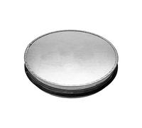 Vent Systems - Tappo terminale in acciaio zincato da 8", diametro di raccordo per condotto da 20,3 cm, con estremità per conduttore, tazza per fogna, tappo in acciaio con guarnizione in gomma, tappo per condotto per asciugatrice, 200 mm.