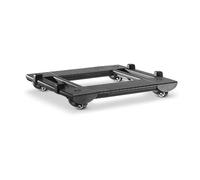 Venta 6060400, Carrello piatto con rotelle, colore: Nero