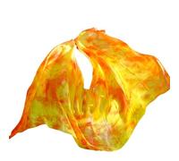 Ventagli da danza, ventagli di seta, Velo da danza del ventre, scialle, sciarpa donna, accessorio for costume, velo di seta naturale pura tinto a mano(Color 13-dz,M- 250X114cm)