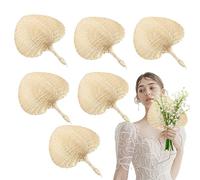 Ventagli intrecciati in Rafia, ventaglio manuale naturale a mano in foglie di palma, decorazione da tavolo, accessorio per rinfrescarsi per casa, parete, matrimonio, spiaggia, feste a tema esterno