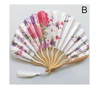 Ventagli Pieghevoli Portatili Ventaglio Pieghevole Classico Cinese Ventaglio tenuto in Mano Ventaglio Pieghevole in Carta di bambù Decorazioni per Matrimoni per Feste Ventagli Pieghevoli in