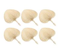 Ventaglio A Mano Di Rafia Naturale | Ventilatore Manuale Di Foglie Di Palma All'ingrosso - Forniture Portatili Di Raffreddamento Decorazione Per Feste A Tematiche Spiaggia