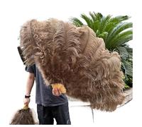 Ventaglio A Piuma Grande 130CM/100CM Ventaglio bianco grande con piume soffici 13 ossa portatile for spettacoli di danza di carnevale e artigianato fai da te Ventaglio Pieghevole A Mano Con Piume(30 D