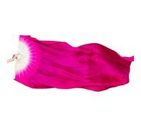 Ventaglio da danza in seta, Ventagli di seta for danza del ventre da donna, ventagli for bambini, for , for a doppia faccia estesi, for con gradiente colore, colorati for , for destrimani(Pink)