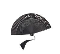 Ventaglio da donna in legno pieghevole floreale per danza nappa ventilatore pieghevole a mano decorazione per la casa ornamenti artigianali 03
