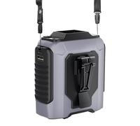 Ventaglio da vita - Ventilatore personale a clip per camicia, ricaricabile, portatile, forte flusso d'aria, soluzione di raffreddamento multifunzionale per escursioni e campeggio