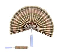 Ventaglio decorativo da parete, 100 cm, da appendere e pieghevole, ventaglio decorativo con nappa, per soggiorno, camera da letto, sopra il letto, camera degli studenti, ufficio, hotel, ristorante