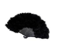 Ventaglio decorativo palmare con piume morbide con design leggero Ventaglio piumato ideale per ritratti di spose ed eventi da sposa accessori