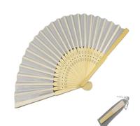 Ventaglio di carta di bambù ventilatore tascabile pieghevole ventilatore vuoto ospite imple ventagli pieghevoli regalo decorativo ospite colore Y4t8 fan