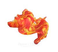 Ventaglio di Danza Ventilatore,Velo Ballo Fan Veli for danza del ventre tie-dyed for donne/ragazze, 180 cm di lunghezza, veri ventagli in seta naturale for ballare, un paio(As the picture-01,S)