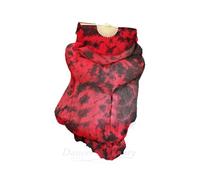 Ventaglio di Danza Ventilatore,Velo Ballo Fan Veli for danza del ventre tie-dyed for donne/ragazze, 180 cm di lunghezza, veri ventagli in seta naturale for ballare, un paio(As the picture-18,M)
