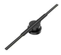 Ventaglio olografico, 45CM/17.7in 3D Ologramma Proiettore Ventilatore Wifi Display Pubblicità Aziendale Logo Luce Lampada Olografica Proiettori Regali for le Feste Videoproiettore