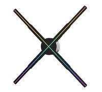 Ventaglio olografico, 56cm/22in Proiettore olografico 3D Naked Eye P56 LED 3D Stereoscopico Proiezione olografica Macchina pubblicitaria Display pubblicitario remoto Videoproiettore
