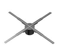 Ventaglio olografico, 62CM/24.4in Wifi 3D Olografico Proiettore Ventilatore LED Display Pubblicitario Olografico Luce Telecomando Lettore 3D Supporto Immagine Video Videoproiettore(P62 advertising lig