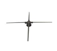 Ventaglio olografico, F85 3D Macchina pubblicitaria olografica 1600P 4 foglie 1024 perline LED Proiettore a ventola olografica LED da 85 cm di diametro Videoproiettore