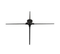 Ventaglio olografico, F85 3D Macchina pubblicitaria olografica 1600P 4 foglie 1024 perline LED Proiettore a ventola olografica LED da 85 cm di diametro Videoproiettore
