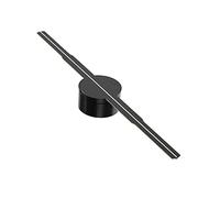 Ventaglio ologramma 16.3 "Proiettore for display pubblicitario a ventaglio con ologramma 3D 224 perline LED controlla facilmente l'arte galleggiante decorativa for Chrismas Halloween Streets Mall P42-
