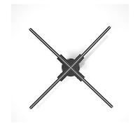 Ventaglio ologramma 23.62in 3d pubblicità display ologramma fan controlla facilmente galleggiante arte decorativa ologramma grafica con 720 perline per insegne di negozi aziendali, bar, eventi, esposi
