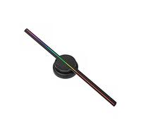 Ventaglio ologramma 3D Schermo della ventola del proiettore olografico 3D normale T40 224LED Proiettore del display di controllo della luce del logo della macchina pubblicitaria del telecomando