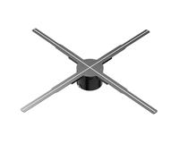 Ventaglio ologramma, 62CM 3D Olografico Proiettore LED Pubblicità Display Olografico Luce Telecomando Lettore Supporto Immagine 3D,per aziende, feste, ecc