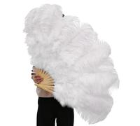 Ventaglio Per Line Dance - Pieghevoli Artigianali,Ventagli Grandi Per Line Dancing - Per Matrimonio Teatro Palco Festival Burlesque Feste Viaggio Fotografia Danza Del Ventre Chiesa