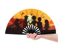 Ventaglio per Line Dance, Ventaglio Line Dance a Tema Cowgirl Accessorio per Esibizioni Femminili