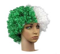 Ventaglio per WIG, copricapo in PET da 20 cm, accessori per tifosi vivaci per il giorno della partita, leggero e confortevole per gli appassionati di sport (Marocco)