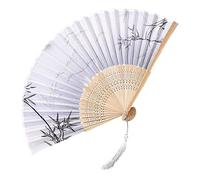 Ventaglio pieghevole a mano orientale, ventilatore pieghevole estivo, decorazione pieghevole in stile cinese, ventaglio cinese pieghevole in carta per camera da letto, ufficio, casa, eventi di