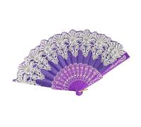 Ventaglio pieghevole cinese,Ventaglio cinese,Elegante ventilatore vintage cinese - Ventagli in stile cinese vintage con pompon, ventaglio pieghevole con pompon, per chiesa, festival