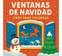 Ventanas de Navidad - Libro para colorear
