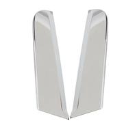 Ventanilla trasera lateral del coche, cinturón de puerta, moldura cromada del pilar C, cubierta triangular de la ventanilla para KIA Sportage 2011-2016, conjunto de adornos OEM 832703W010 832803W010