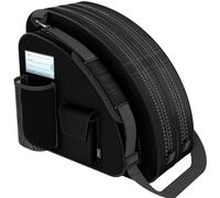 VENTCY Borsa Pattini Rotelle Bambina, Borsa Porta Pattini Ghiaccio in Linea Doppi per Fino alla Taglia 43 (EU) Nero