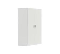 Vente-unique-Armadio angolare 2 ante L117 cm Bianco - BELOMY