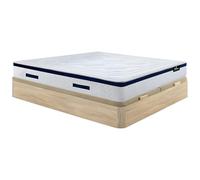 Vente-unique Brand Set letto 180 x 200 cm rete contenitore le chiaro + Materasso molle insacchettate - MARQUIS di DREAMEA
