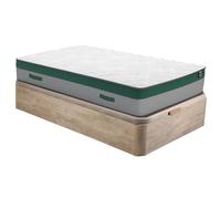 Vente-unique Brand Set letto 90 x 190 cm rete contenitore le chiaro + Materasso molle insacchettate - PRESTIGE di DREAMEA