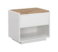 Vente-unique - Comodino Amani - L 55cm x P 40cm x H 50cm - mdf - le chiaro