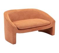 Vente-unique-Divano 2 posti in Tessuto Terracotta - OSSANA