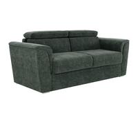 Vente-unique - Divano letto 4 posti Rizora - poliestere - verde