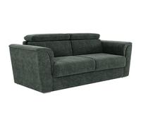 Vente-unique - Divano letto 4 posti Rizora - poliestere - verde