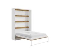 Vente-unique - Letto estraibile 140 x 200 cm Apertura verticale manuale Con LED Bianco e le - RAPILI