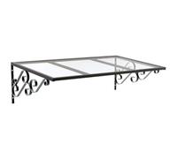 Vente-unique-Pensilina stile di charme AMBAN in alluminio - 120x80 cm