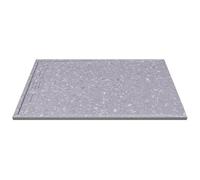 Vente-unique - Piatto doccia Lyrosa - L 140cm x P 90cm x H 3cm - resina - grigio