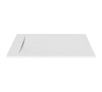 Vente-unique - Piatto doccia Tarposa - L 120cm x P 90cm x H 3.2cm - resina - bianco
