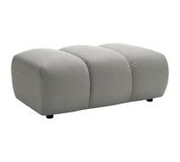 Vente-unique - Pouf 1 posto Fridora - poliestere - grigio chiaro