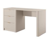 Vente-unique - Scrivania Elonaria - L 140.4cm x P 55.1cm x H 76.4cm - mdf - beige