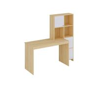 Vente-unique - Scrivania tradizionale Aliobini - L 156.8cm x P 51.5cm x H 146.8cm - mdf - le chiaro